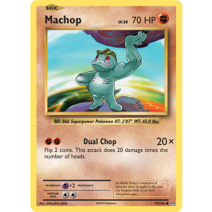 Machop 57/108 Pokemon TCG XY Evolutions