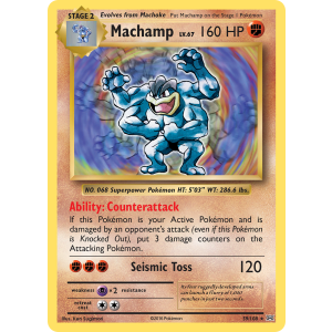 Rare Holo Machamp 59/108 Pokemon TCG XY Evolutions