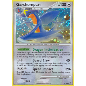 Rare Holo Garchomp 5/147 Pokemon TCG Platinum Supreme Victors