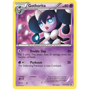 Gothorita 71/113 Pokemon TCG Black & White Legendary Treasures