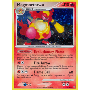 Rare Holo Magmortar 6/147 Pokemon TCG Platinum Supreme Victors