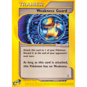 Weakness Guard 141/147 Pokemon TCG E-Card Aquapolis