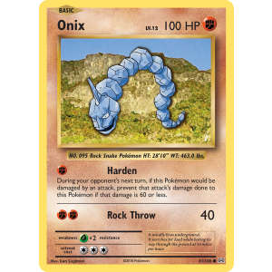 Onix 61/108 Pokemon TCG XY Evolutions