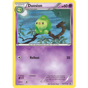 Duosion 75/113 Pokemon TCG Black & White Legendary Treasures