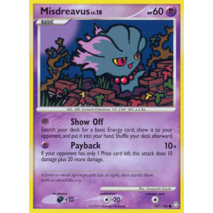 Misdreavus 107/146 Pokemon TCG Diamond & Pearl Legends Awakened