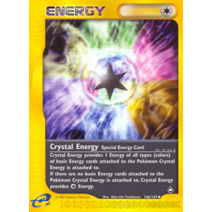 Crystal Energy 146/147 Pokemon TCG E-Card Aquapolis