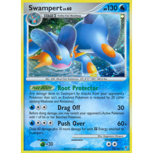 Rare Holo Swampert 12/147 Pokemon TCG Platinum Supreme Victors