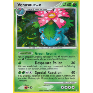 Rare Holo Venusaur 13/147 Pokemon TCG Platinum Supreme Victors