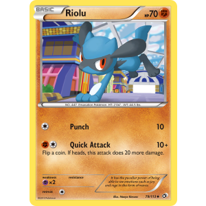 Riolu 79/113 Pokemon TCG Black & White Legendary Treasures