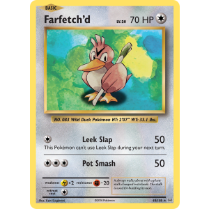 Farfetch'd 68/108 Pokemon TCG XY Evolutions