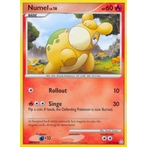 Numel 110/146 Pokemon TCG Diamond & Pearl Legends Awakened