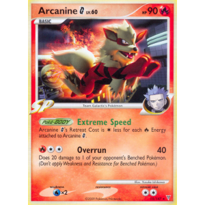 Arcanine G 15/147 Pokemon TCG Platinum Supreme Victors