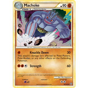 Machoke 40/102 Pokemon TCG HeartGold & SoulSilver HSTriumphant