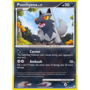 Poochyena 116/146 Pokemon TCG Diamond & Pearl Legends Awakened