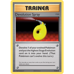 Devolution Spray 76/108 Pokemon TCG XY Evolutions