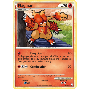 Magmar 42/102 Pokemon TCG HeartGold & SoulSilver HSTriumphant