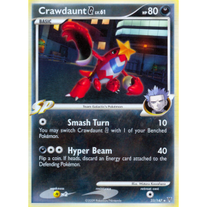 Crawdaunt G 23/147 Pokemon TCG Platinum Supreme Victors