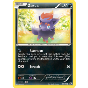 Zorua 89/113 Pokemon TCG Black & White Legendary Treasures