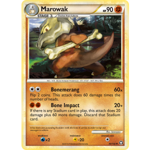 Marowak 44/102 Pokemon TCG HeartGold & SoulSilver HSTriumphant