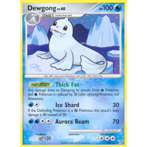 Dewgong 24/147 Pokemon TCG Platinum Supreme Victors