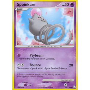 Spoink 121/146 Pokemon TCG Diamond & Pearl Legends Awakened