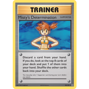 Misty's Determination 80/108 Pokemon TCG XY Evolutions