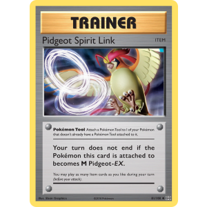 Pidgeot Spirit Link 81/108 Pokemon TCG XY Evolutions