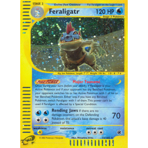 Rare Holo Feraligatr 12/165 Pokemon TCG E-Card Expedition Base Set