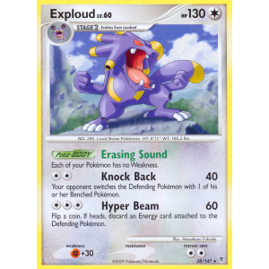 Exploud 28/147 Pokemon TCG Platinum Supreme Victors