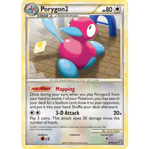 Porygon2 49/102 Pokemon TCG HeartGold & SoulSilver HSTriumphant