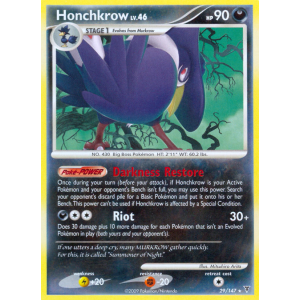 Honchkrow 29/147 Pokemon TCG Platinum Supreme Victors