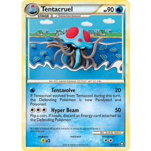 Tentacruel 50/102 Pokemon TCG HeartGold & SoulSilver HSTriumphant