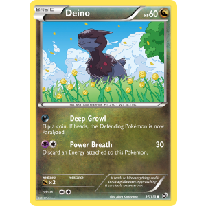 Deino 97/113 Pokemon TCG Black & White Legendary Treasures