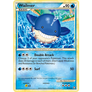 Wailmer 52/102 Pokemon TCG HeartGold & SoulSilver HSTriumphant