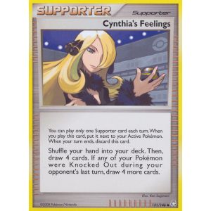 Cynthia's Feelings 131/146 Pokemon TCG Diamond & Pearl Legends Awakened