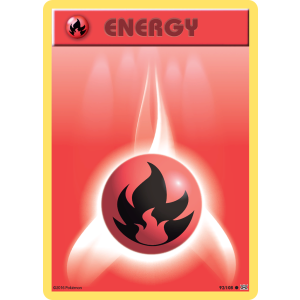 Fire Energy 92/108 Pokemon TCG XY Evolutions