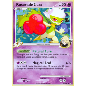 Roserade C 40/147 Pokemon TCG Platinum Supreme Victors