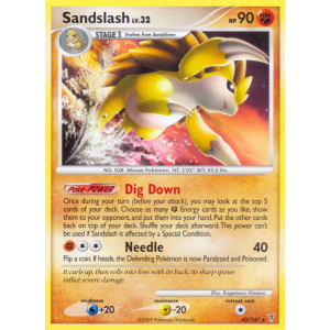 Sandslash 42/147 Pokemon TCG Platinum Supreme Victors