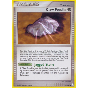 Claw Fossil 138/146 Pokemon TCG Diamond & Pearl Legends Awakened