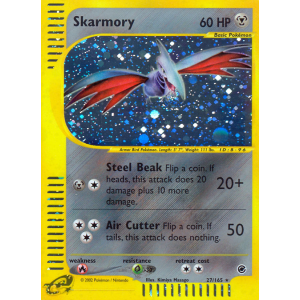 Rare Holo Skarmory 27/165 Pokemon TCG E-Card Expedition Base Set