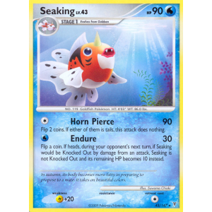 Seaking 43/147 Pokemon TCG Platinum Supreme Victors