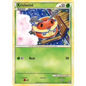 Kricketot 65/102 Pokemon TCG HeartGold & SoulSilver HSTriumphant