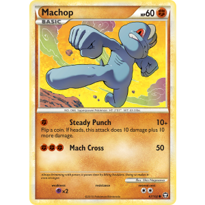 Machop 67/102 Pokemon TCG HeartGold & SoulSilver HSTriumphant