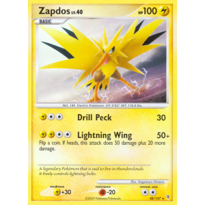 Zapdos 48/147 Pokemon TCG Platinum Supreme Victors