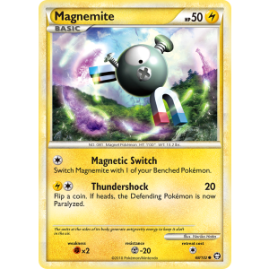 Magnemite 68/102 Pokemon TCG HeartGold & SoulSilver HSTriumphant