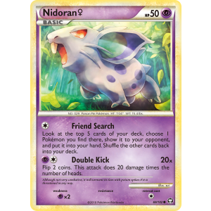 Nidoran 69/102 Pokemon TCG HeartGold & SoulSilver HSTriumphant