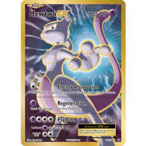 Rare Ultra Mewtwo-EX 103/108 Pokemon TCG XY Evolutions