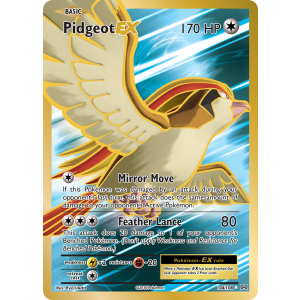 Rare Ultra Pidgeot-EX 104/108 Pokemon TCG XY Evolutions