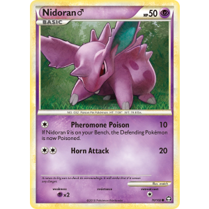 Nidoran 70/102 Pokemon TCG HeartGold & SoulSilver HSTriumphant