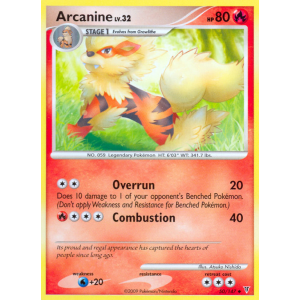 Arcanine 50/147 Pokemon TCG Platinum Supreme Victors